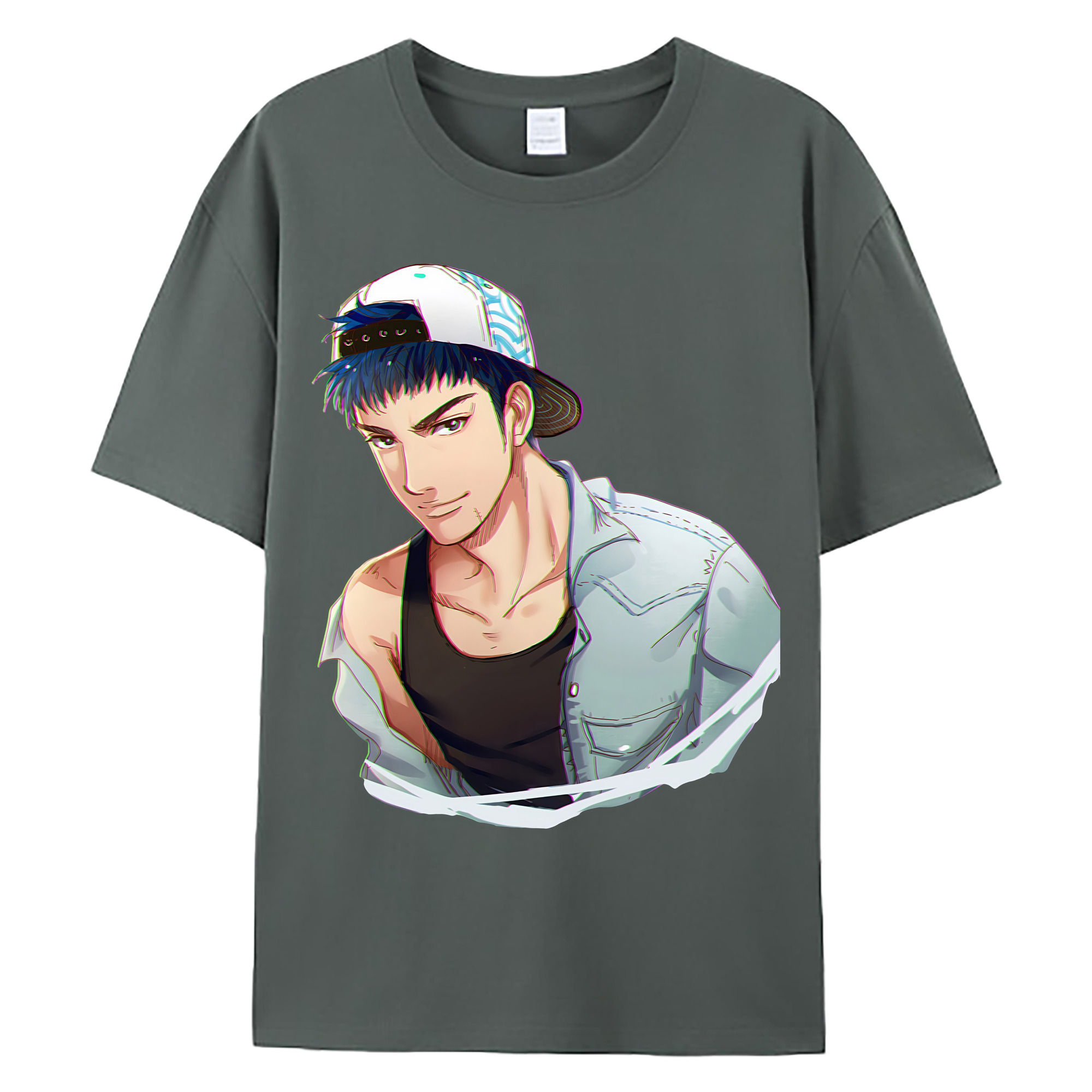 （画像用） SLAM DUNK／スラムダンク 綿100％ メンズ半袖Tシャツ｜肌触りやわらか＆通気性